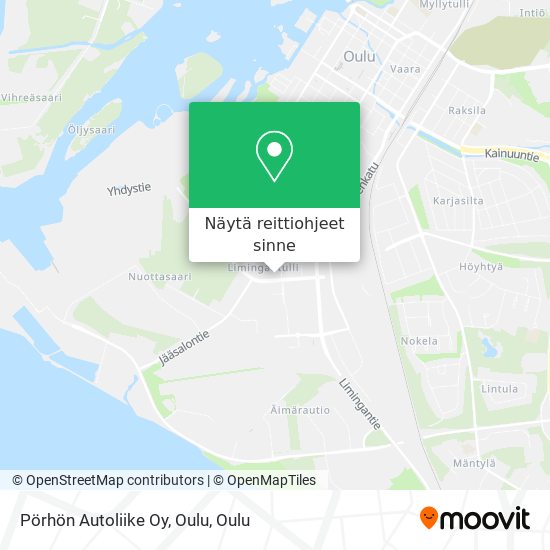 Pörhön Autoliike Oy, Oulu kartta