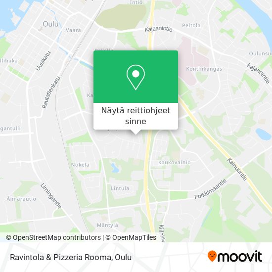Ravintola & Pizzeria Rooma kartta