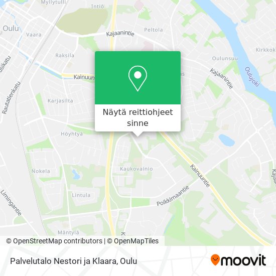 Palvelutalo Nestori ja Klaara kartta