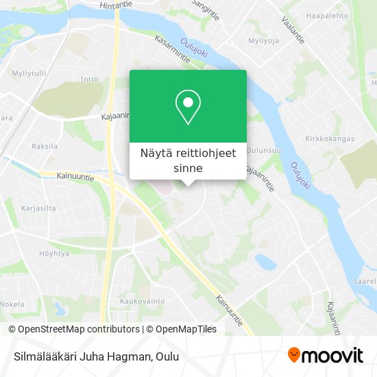 Silmälääkäri Juha Hagman kartta