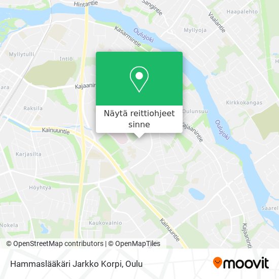 Hammaslääkäri Jarkko Korpi kartta