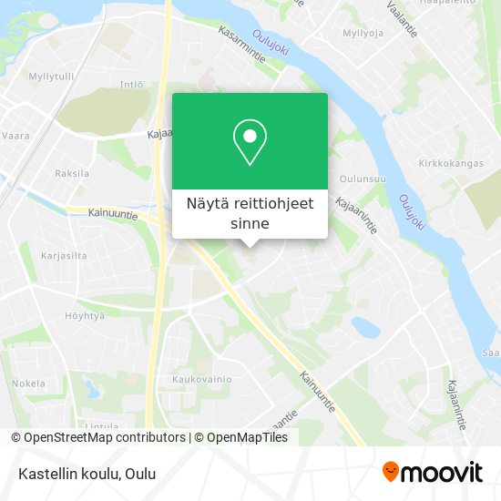 Kastellin koulu kartta