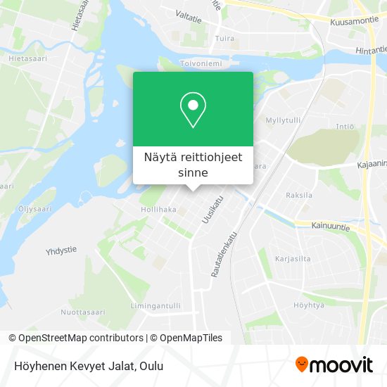 Höyhenen Kevyet Jalat kartta