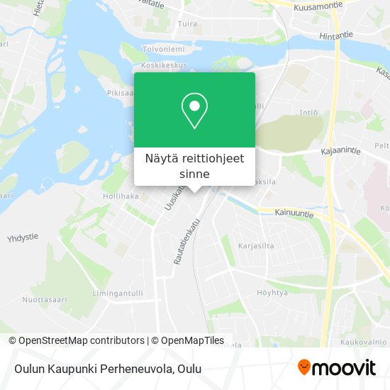 Oulun Kaupunki Perheneuvola kartta