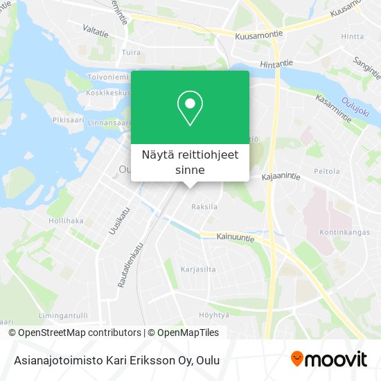 Asianajotoimisto Kari Eriksson Oy kartta