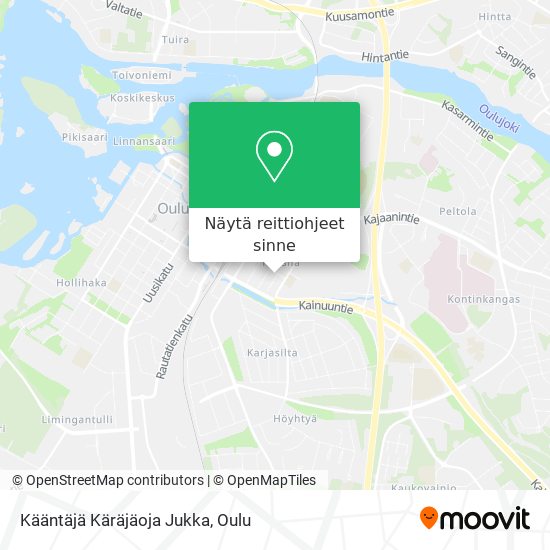 Kääntäjä Käräjäoja Jukka kartta