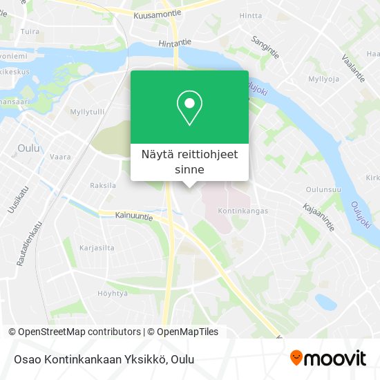 Osao Kontinkankaan Yksikkö kartta