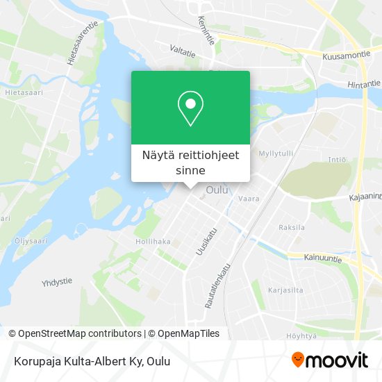 Korupaja Kulta-Albert Ky kartta