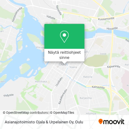 Asianajotoimisto Ojala & Urpelainen Oy kartta
