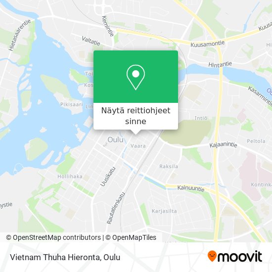 Vietnam Thuha Hieronta kartta
