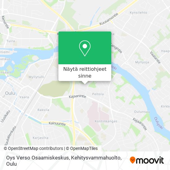 Oys Verso Osaamiskeskus, Kehitysvammahuolto kartta