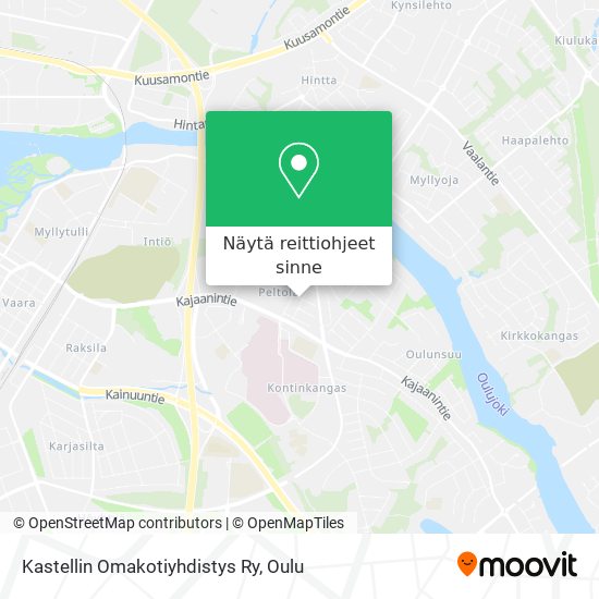 Kastellin Omakotiyhdistys Ry kartta