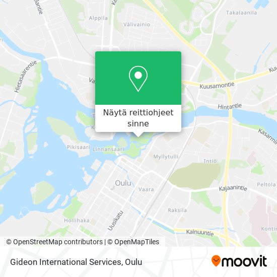 Gideon International Services kartta