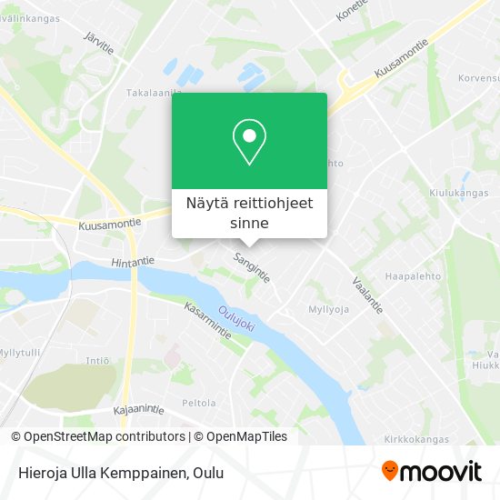 Hieroja Ulla Kemppainen kartta