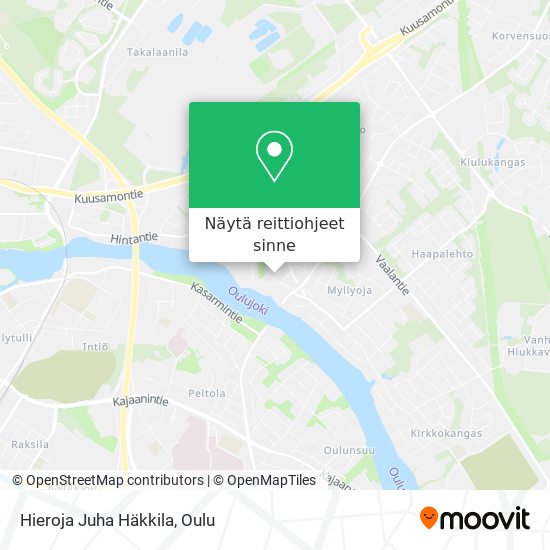 Hieroja Juha Häkkila kartta