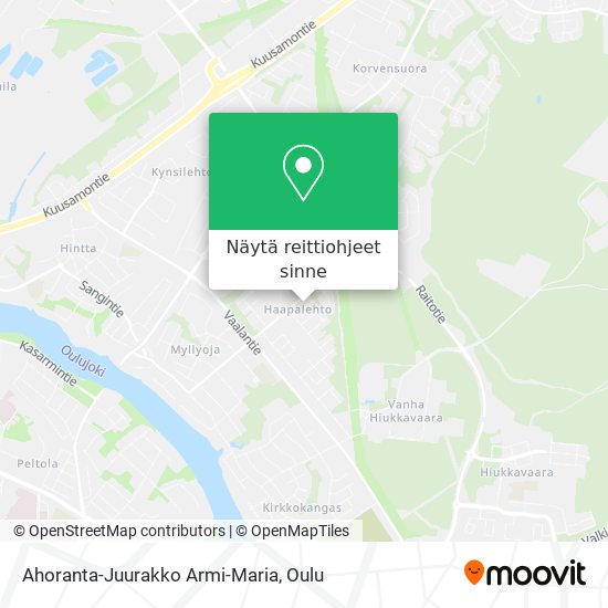 Ahoranta-Juurakko Armi-Maria kartta