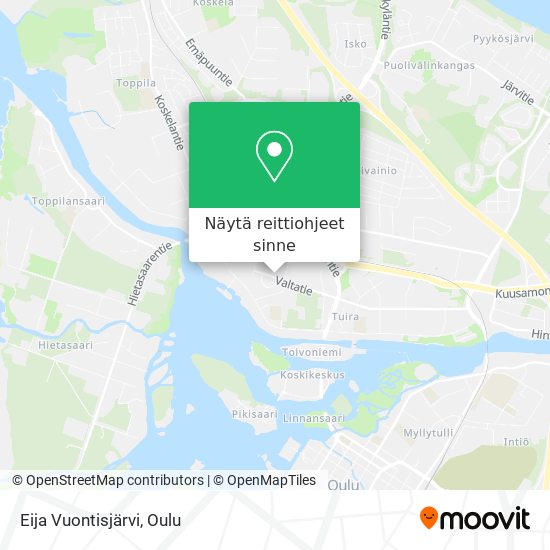 Eija Vuontisjärvi kartta