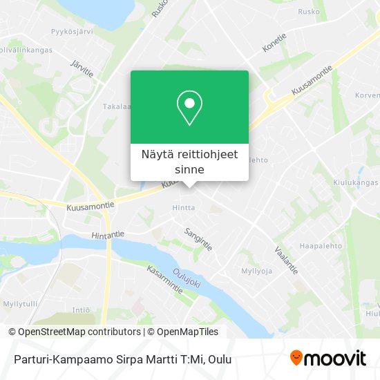 Parturi-Kampaamo Sirpa Martti T:Mi kartta