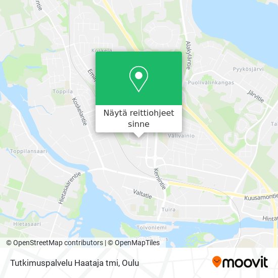 Tutkimuspalvelu Haataja tmi kartta