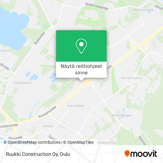 Ruukki Construction Oy kartta