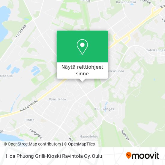 Hoa Phuong Grilli-Kioski Ravintola Oy kartta