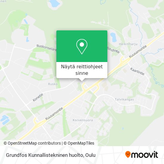Grundfos Kunnallistekninen huolto kartta