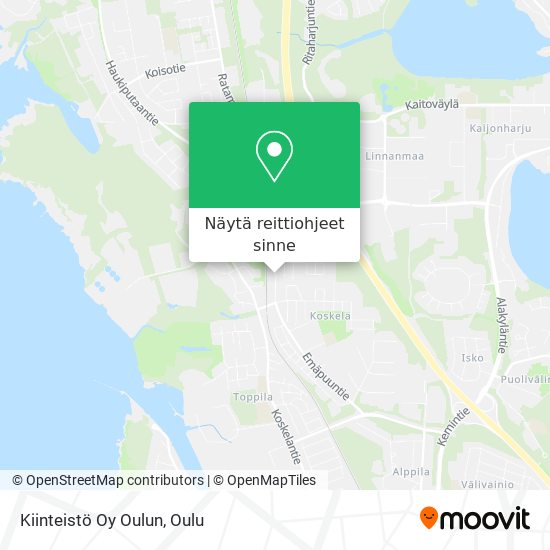 Kiinteistö Oy Oulun kartta