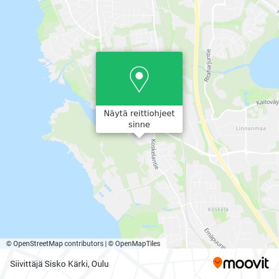 Siivittäjä Sisko Kärki kartta