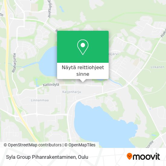 Syla Group Pihanrakentaminen kartta