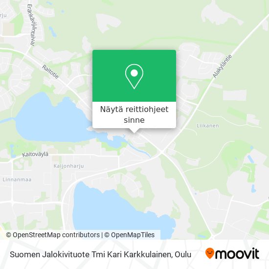 Suomen Jalokivituote Tmi Kari Karkkulainen kartta