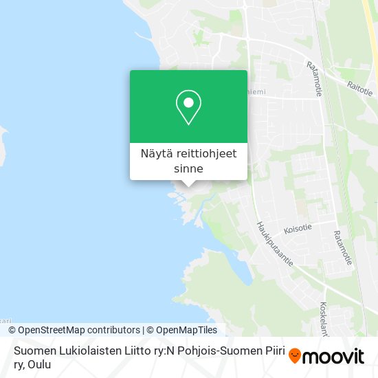 Suomen Lukiolaisten Liitto ry:N Pohjois-Suomen Piiri ry kartta