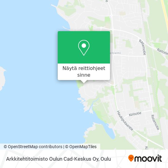 Arkkitehtitoimisto Oulun Cad-Keskus Oy kartta