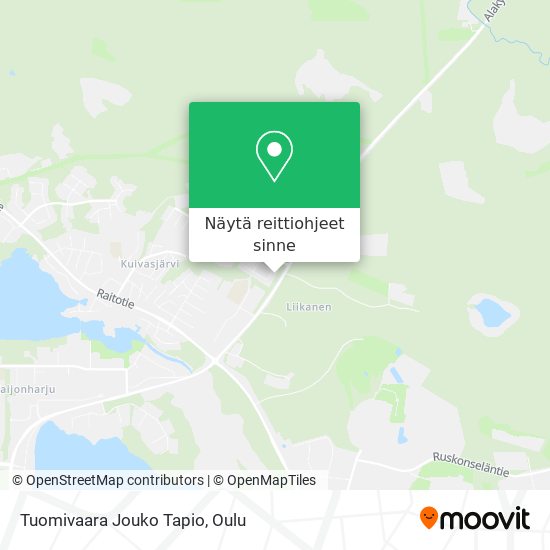Tuomivaara Jouko Tapio kartta
