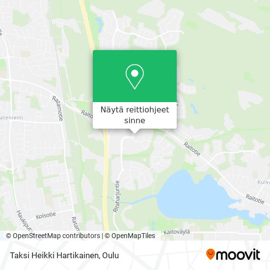 Taksi Heikki Hartikainen kartta
