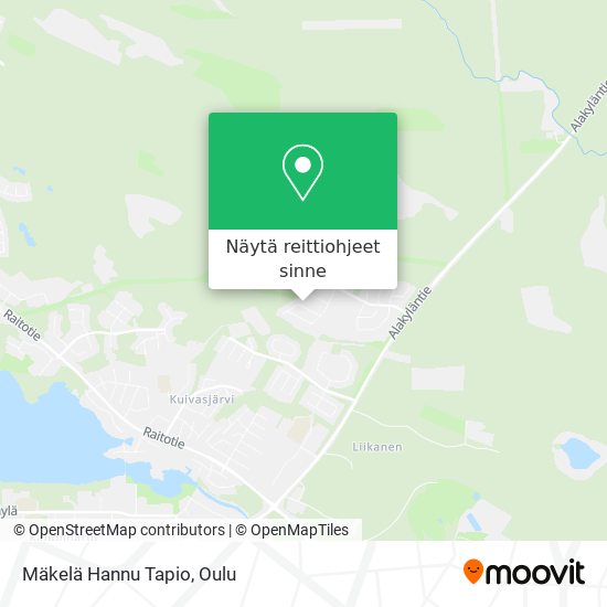 Mäkelä Hannu Tapio kartta