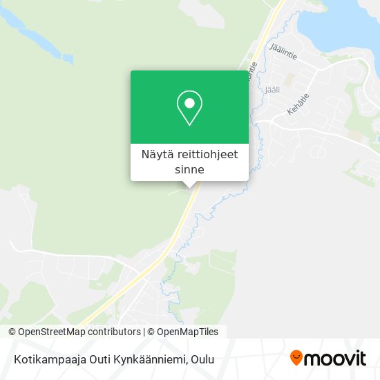 Kotikampaaja Outi Kynkäänniemi kartta