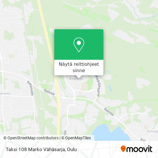 Taksi 108 Marko Vähäsarja kartta