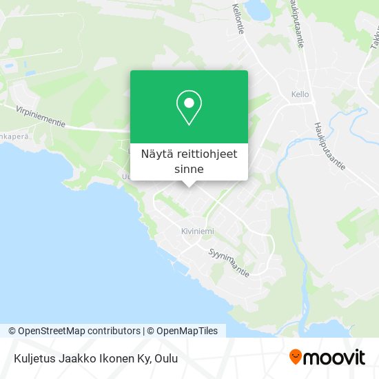 Kuljetus Jaakko Ikonen Ky kartta