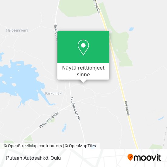 Putaan Autosähkö kartta