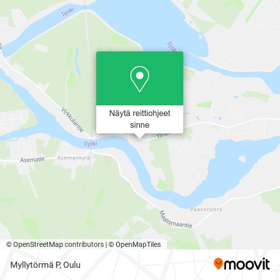 Myllytörmä P kartta