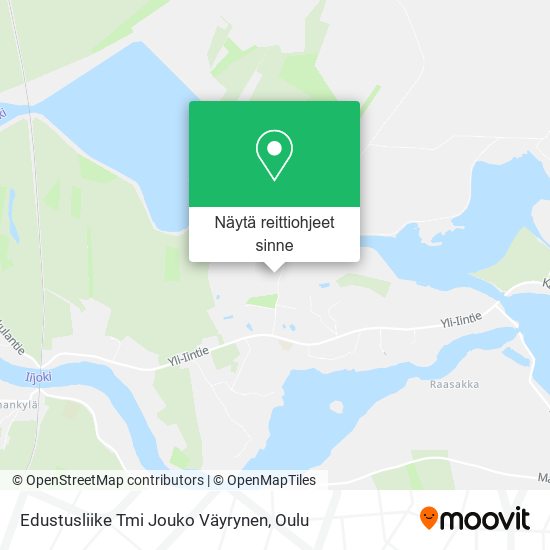 Edustusliike Tmi Jouko Väyrynen kartta