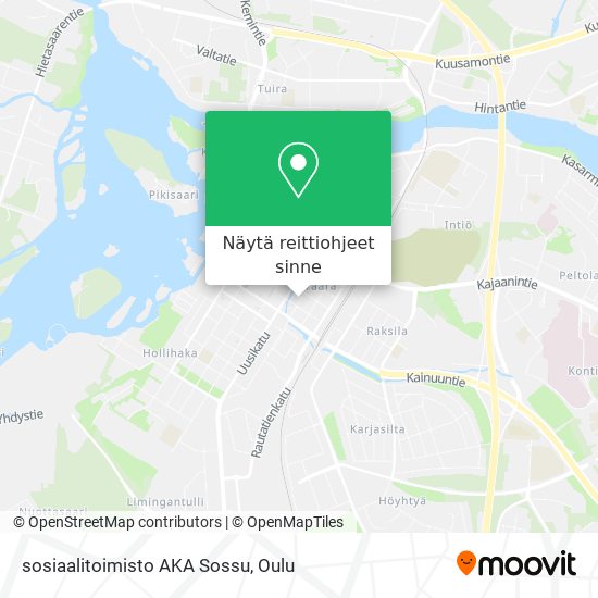 sosiaalitoimisto AKA Sossu kartta
