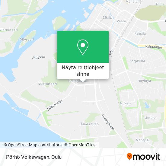 Pörhö Volkswagen kartta