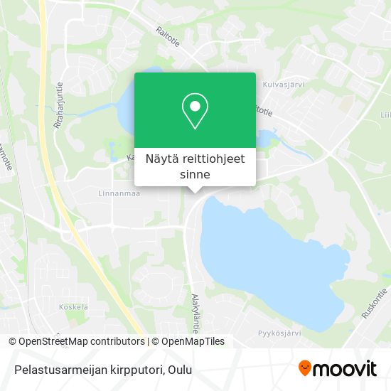 Pelastusarmeijan kirpputori kartta