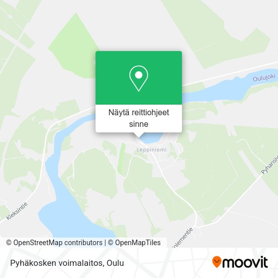 Pyhäkosken voimalaitos kartta