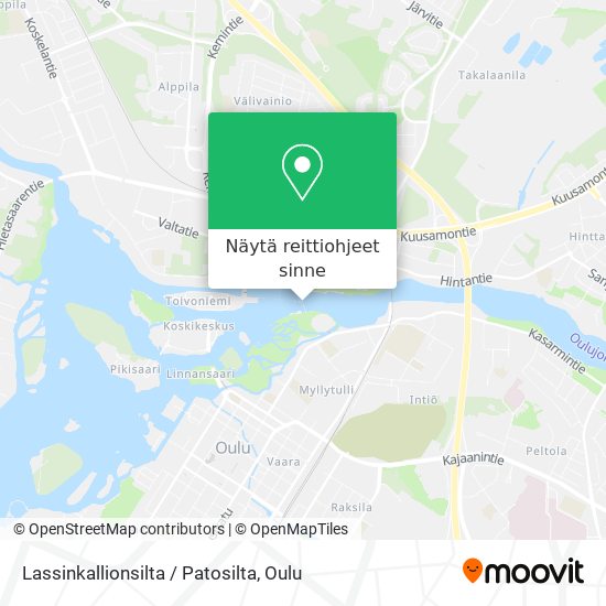 Lassinkallionsilta / Patosilta kartta