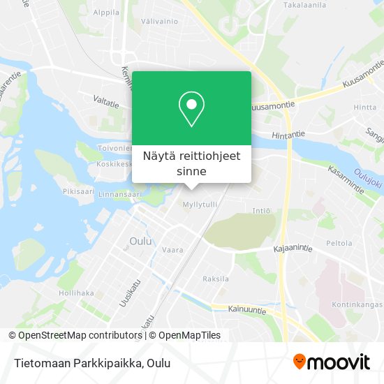 Tietomaan Parkkipaikka kartta