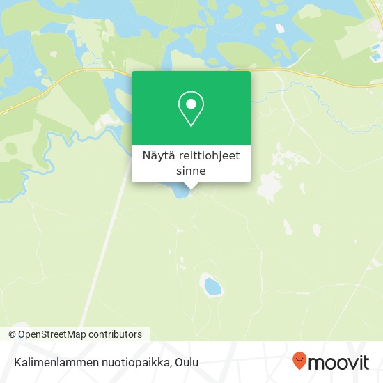 Kalimenlammen nuotiopaikka kartta