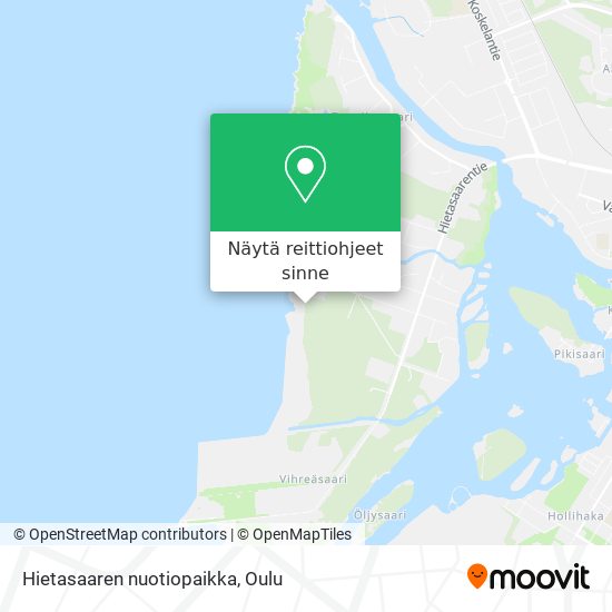 Kuinka päästä kohteeseen Hietasaaren nuotiopaikka paikassa Oulu  kulkuvälineellä Bussi?