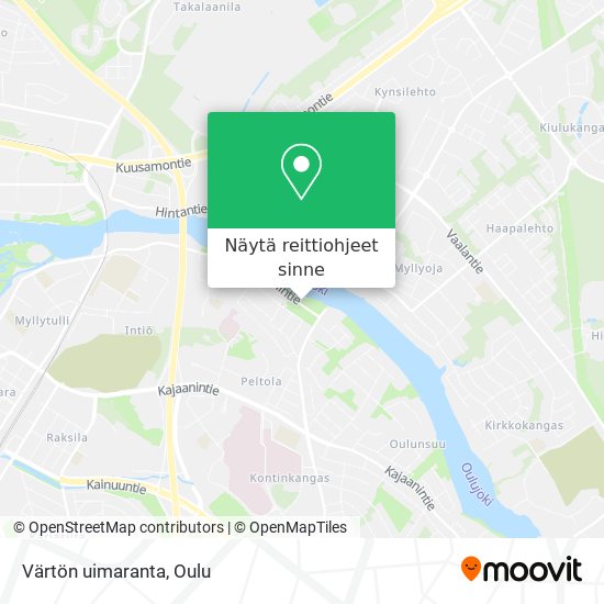 Värtön uimaranta kartta